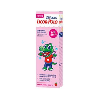 Licor del Polo Pasta Dental Kids 1 a 6 años Fresa 50ml (8410642112009)