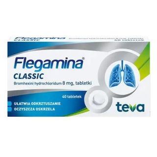 Flegamina 8 mg 40 tabletek