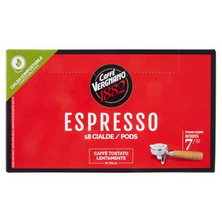 Caffè Vergnano 1882 Espresso Cialda Compostabile 18 X 6,94 G