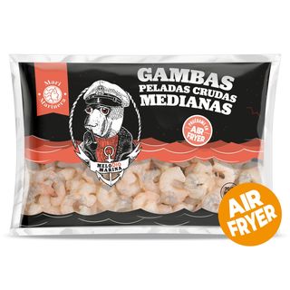 Gambas Peladas Y Crudas Medianas Dia Mari Marinera Bolsa 350 G