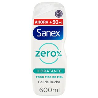 Gel de ducha Sanex Zero% hidratante piel normal 550 ml