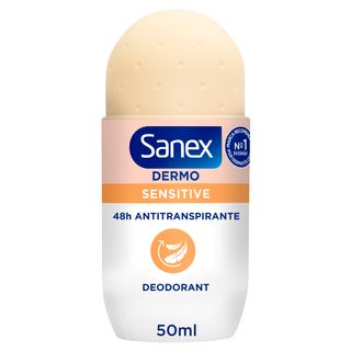 Desodorante roll-on Sanex pH Balance Dermo Sensitive 24h piel sensible 50 ml