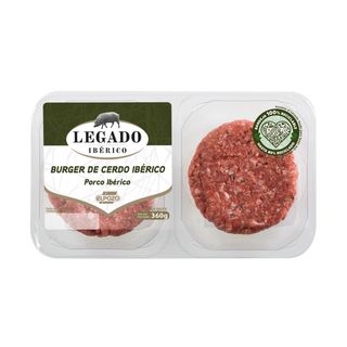 LEGADO Burger Cerdo Ibérico Bandeja, 360G