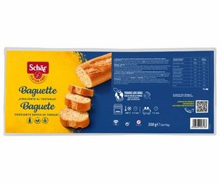 Pan Baguette Precocido Dietético sin Gluten Schär 350 G.