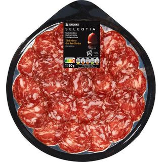 Salchichón Bellota Ibérico Extra Eroski Seleqtia, Sobre 80 Gr. (25258948)