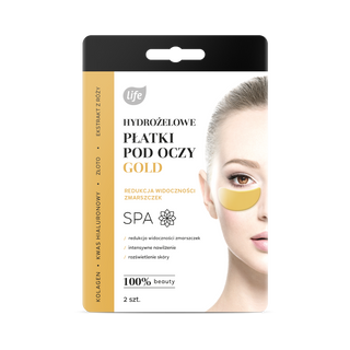 Life Płatki pod oczy Gold hydrożelowe 2 szt.