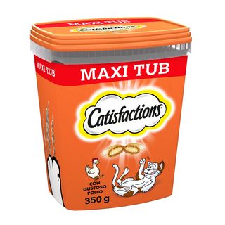 Catisfactions snack gatto mega tub al pollo 350g