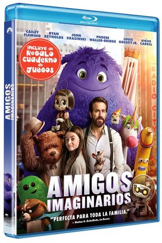 Amigos Imaginarios - Blu-Ray + Cuaderno De Juegos (8421394002487)