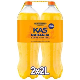 Refresco De Naranja Kas, Pack 2X2 Litros (26222596)