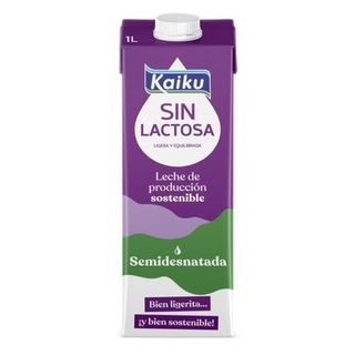 Leche Kaiku Sin Lactosa Semidesnatada 1 L