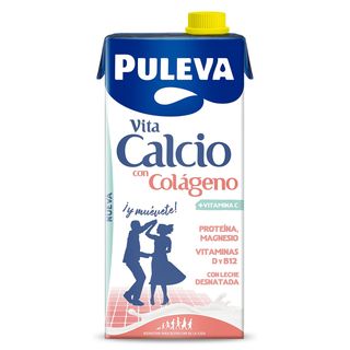 Bebida Láctea Desnatada Con Colágeno Vita Calcio Puleva 1 L