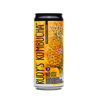 Kombucha de Ananás e Pêssego