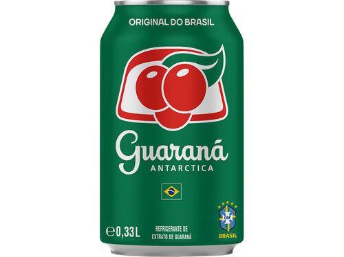 REFRIGERANTE COM GÁS ANTARCTICA GUARANÁ LATA 0.33L