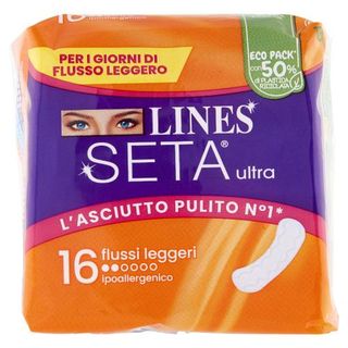 Lines Seta ultra flussi leggeri 16 pz