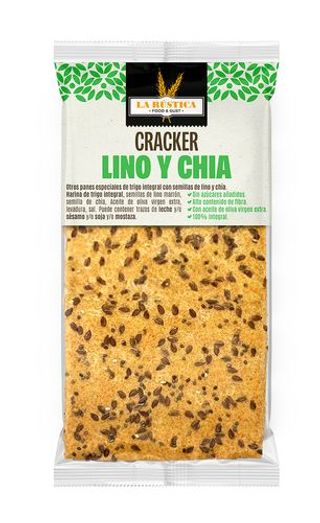 Cracker La Rústica Lino Y Chía 100 G