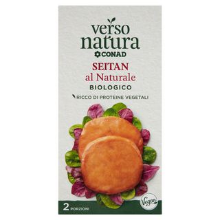 CONAD VERSO NATURA Seitan al Naturale Biologico 2 x 125 g - 8003170060951