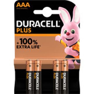 Pilas Duracell Plus Power AAA 4 unidades