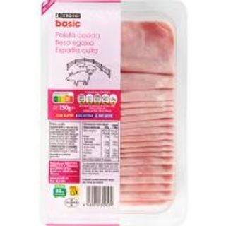 Paleta Cocida Lonchas Finas Eroski Basic 250G (22434005)
