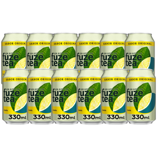 Pack 12x Fuze Tea Sabor Original Limón Sin Azúcar 330ml