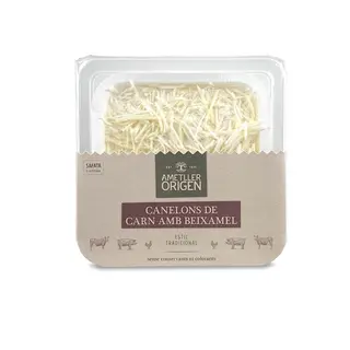 Canelons Carn Amb Beixamel Ametller Origen 350G 3U.