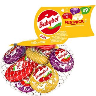 MINI BABYBEL Queso Mix 3 Sabores 9 Unidades