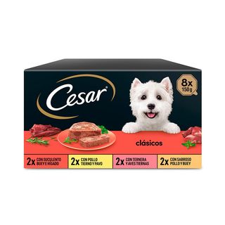 Cesar Selección Clasicos Tarrina En Paté Para Perros - Multipack 1.2Kg