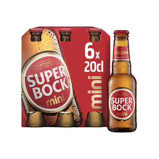 Super Bock Mini Cerveja 6x20cl