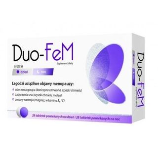 Duo-Fem System na dzień i noc 28 tabletek + 28 tabletek