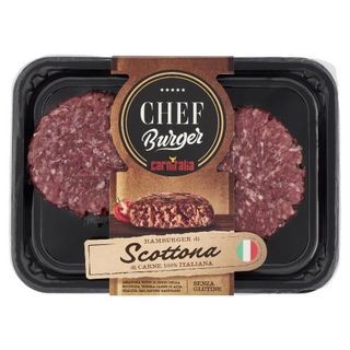 Carnitalia Autentico Hamburger Di Scottona 100% Italiana 0,220 Kg
