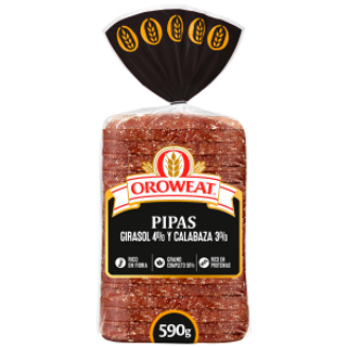 Pan Oroweat Pipas Bimbo 680Gr.