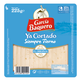 Queso Tierno Cortado Garcia Baquero 250Gr.
