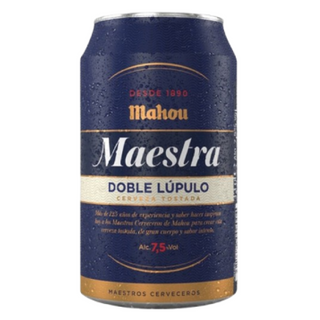 Mahou Maestra Cerveza Tostada Doble Lúpulo Lata 330ml