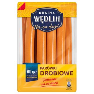 Kraina Wędlin Parówki drobiowe, 700 g