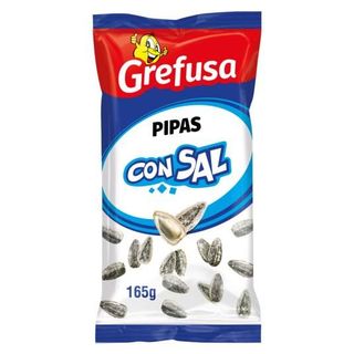 Grefusa Pipas Con Sal, 165Gr