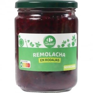 Remolacha En Rodajas Classic Carrefour 250 G.