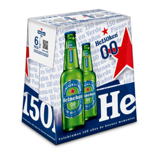 Cerveza 0.0% Heineken Pack 6