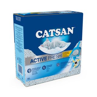 Catsan lettiera agglomerante active fresh 8l