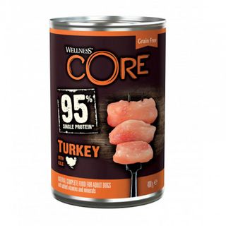 Wellness Core Pavo Con Col Rizada Lata Para Perros 0.4Kg