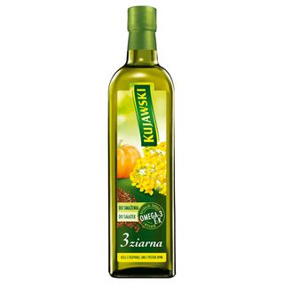Kujawski Olej 3 ziarna, 750 ml