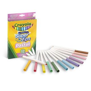 12 Rotuladores Super Tips Lpastel12 (0071662075156)