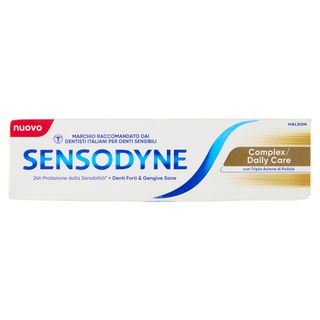 Sensodyne Dentifricio Complex/Daily Care per Denti Sensibili, Tripla Azione di Pulizia 75 ml