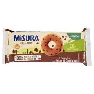 Misura Fibrextra 6 Ciambelline con Gocce di Cioccolato 230 g