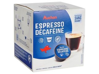 CÁPSULAS CAFÉ DG AUCHAN:DESCAFEINADO INT.5 16UN