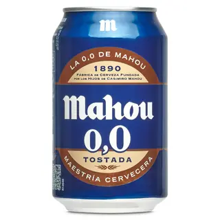 Cerveza Tostada 0,0% Alcohol Mahou 33 Cl