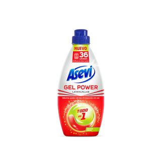 Gel Power Lavavajillas Asevi 36 Lav.720Ml (300932)
