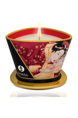 Vela De Massagem Aroma Morango 170 Ml