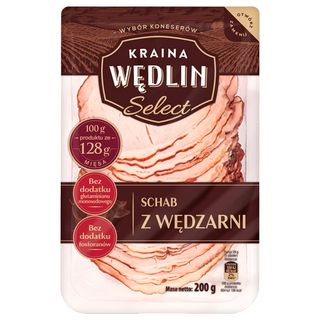 Kraina Wędlin Select Schab z wędzarni, 200 g