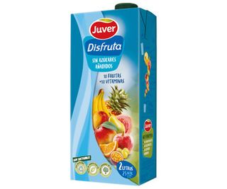 Néctar sin Azúcar Añadido de Frutas Juver 2 L.