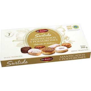 Surtido De Mantecados El Santo, Caja 300 Gr.