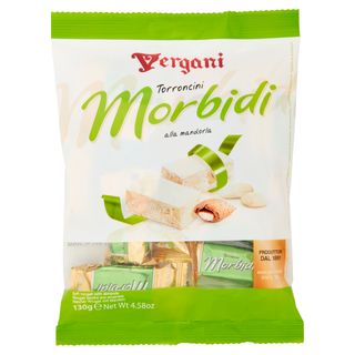 Nougat/ Vergani/ "Torroncini" soft nougat with almonds 30*130g
